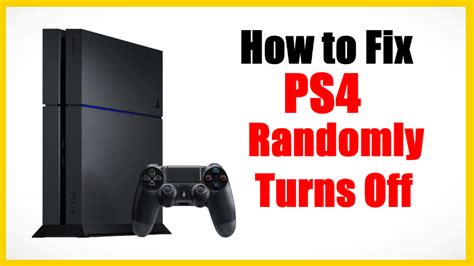 What causes a PS4 to randomly shut off?