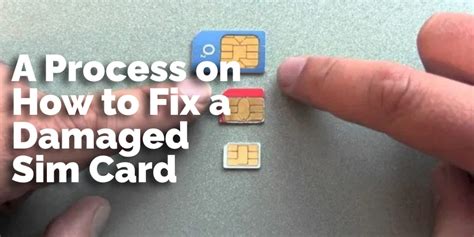 What causes a SIM card to be damaged?