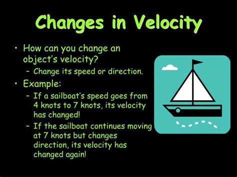 What causes a change in velocity?