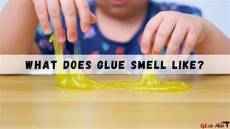 What causes a glue smell?