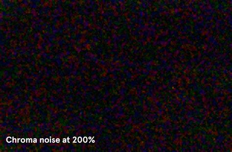 What causes chromatic noise?