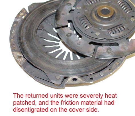 What causes clutch plate to smell?