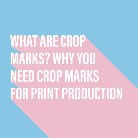 What causes crop marks?