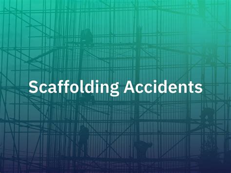 What causes most scaffolding accidents?