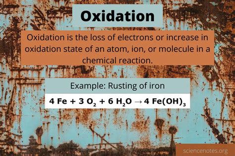 What causes oxidation?