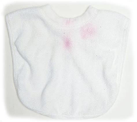What causes pink stains on clothes?