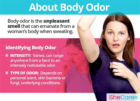 What chemical imbalance causes body odor?