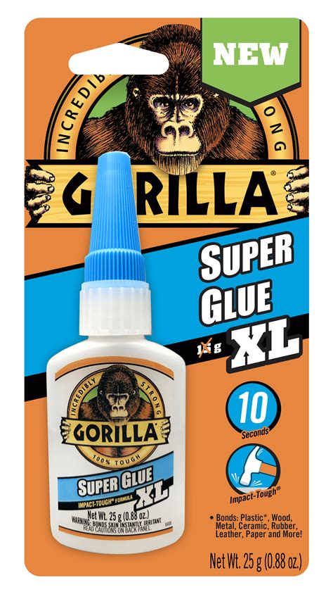 What chemical is Gorilla Super Glue?