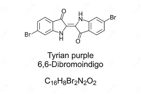 What chemical is Tyrian purple?