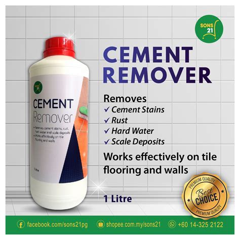 What chemical removes concrete?