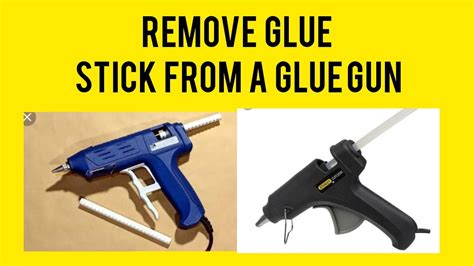 What chemical removes hot glue?