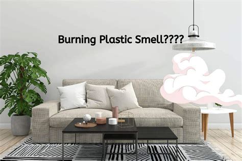 What chemical smells like melted plastic?