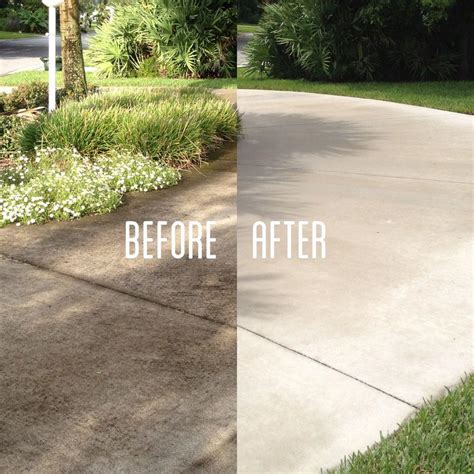 What chemical to put on driveway before pressure washing?