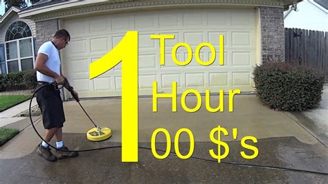 What chemicals can you use to clean a driveway?