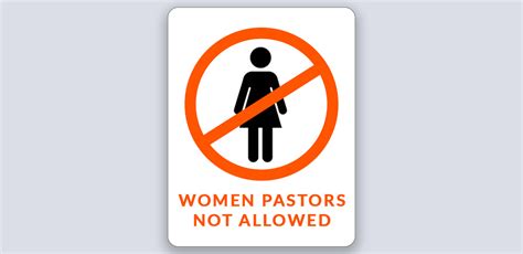 What churches do not allow female pastors?