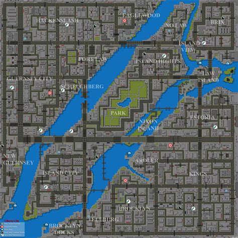 What cities are in GTA 1?