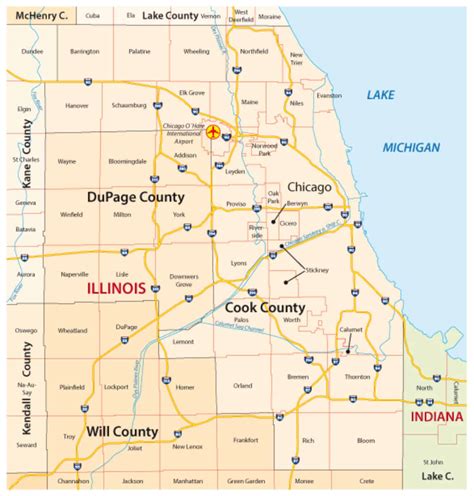 What cities is Cook County?