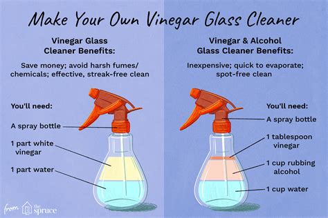 What cleans glass better vinegar or alcohol?