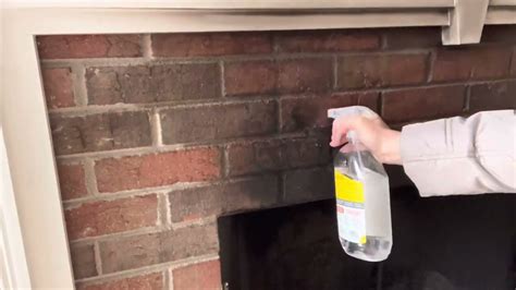 What cleans soot off brick?