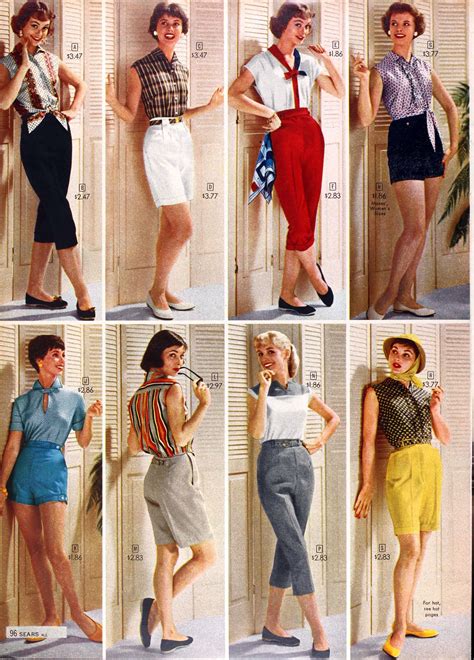 What clothes did they wear in the 50s and 60s?