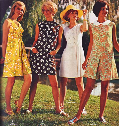 What clothing styles were popular in the 60s and 70s?