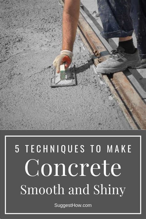 What coating makes concrete smooth?