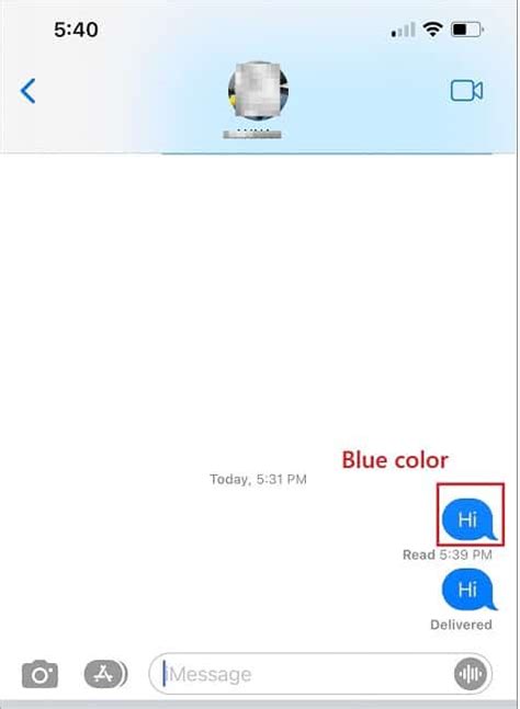 What color are Imessages when you're blocked?