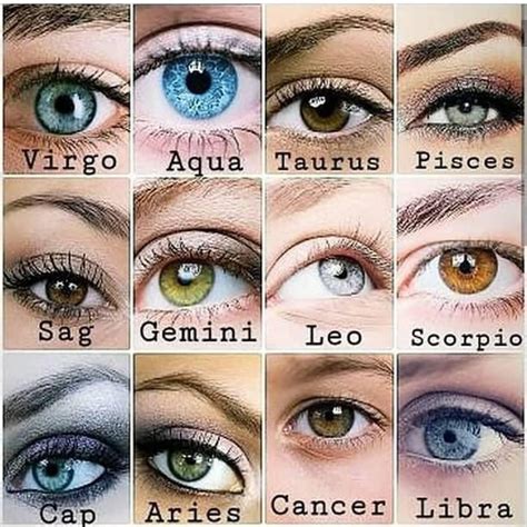 What color are Pisces eyes?