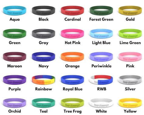 What color bracelets mean mental health?