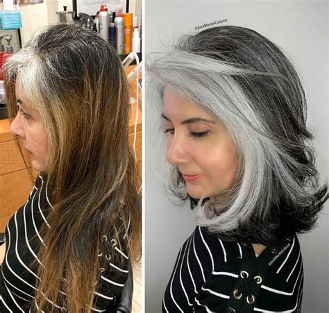 What color cancels out GREY hair?