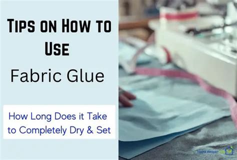 What color does fabric glue dry?