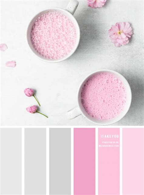 What color does grey and pink make?