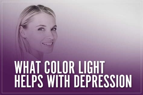 What color helps with depression?