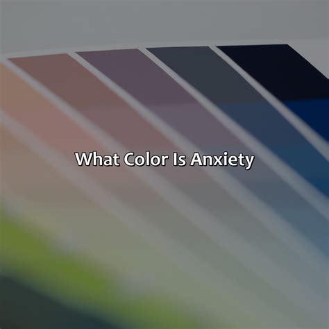 What color increases anxiety?