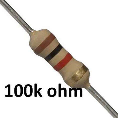 What color is 100k ohm?