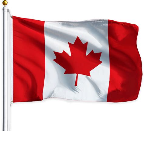 What color is Canada flag?