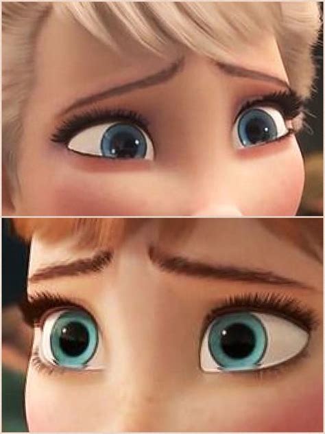 What color is Elsa's eyes?