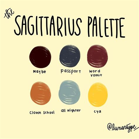 What color is a Sagittarius?