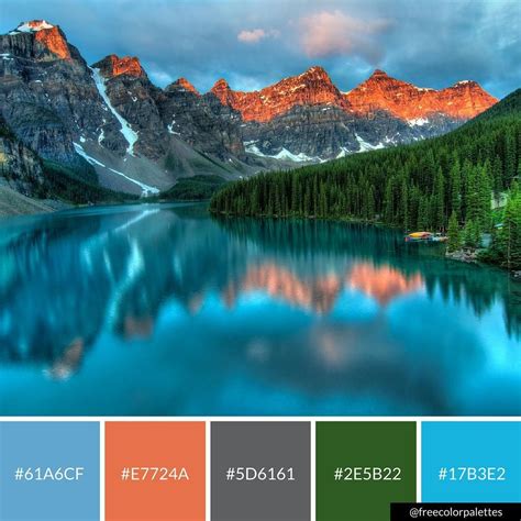 What color is associated with mountains?