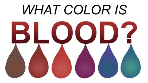 What color is human blood?