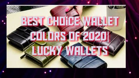 What color is lucky for wallet?