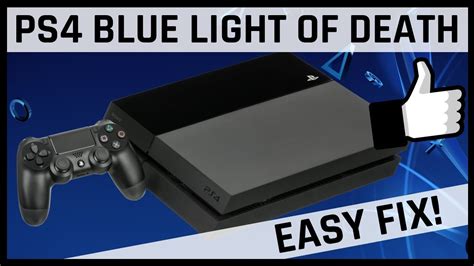 What color is the light of death on PS4?