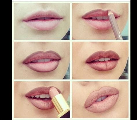 What color lipstick makes lips look bigger?