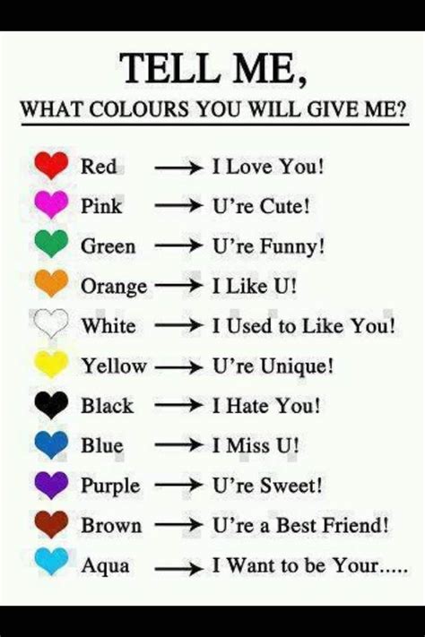 What color means best friends?