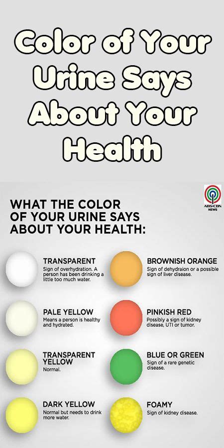 What color pee is healthy?
