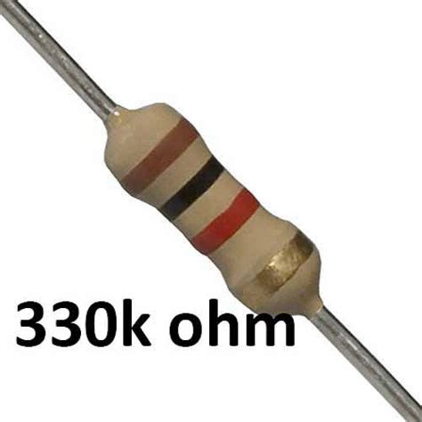 What color resistor is 330K?