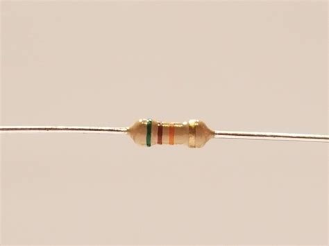 What color resistor is 51K?