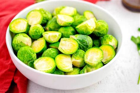 What color should brussel sprouts be inside?