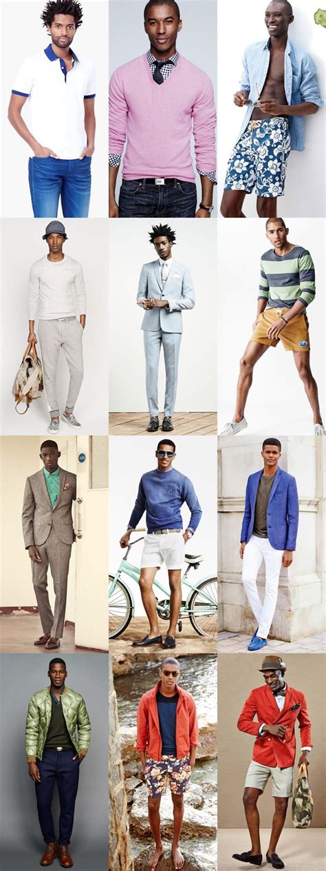 What color should dark men wear?