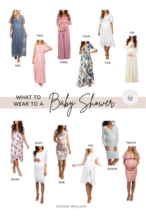 What color should mom wear to baby shower?